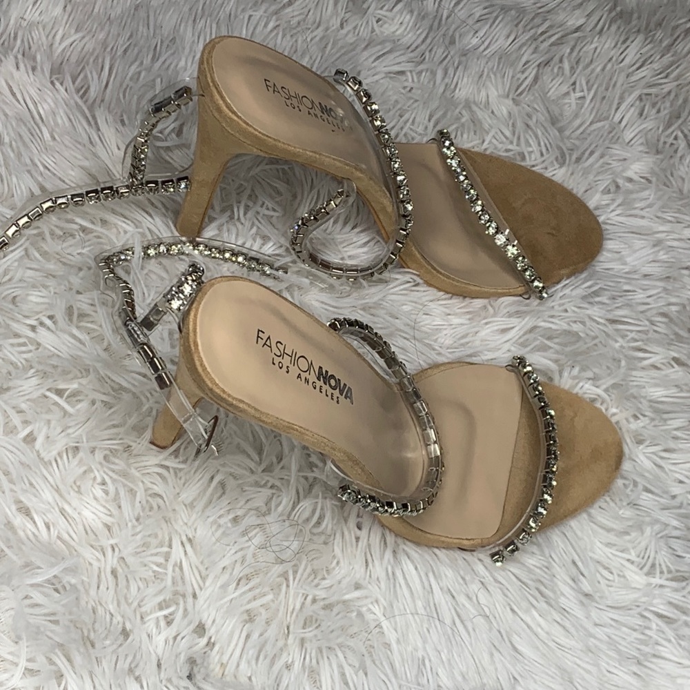 Sinful Heel Nude Sandals